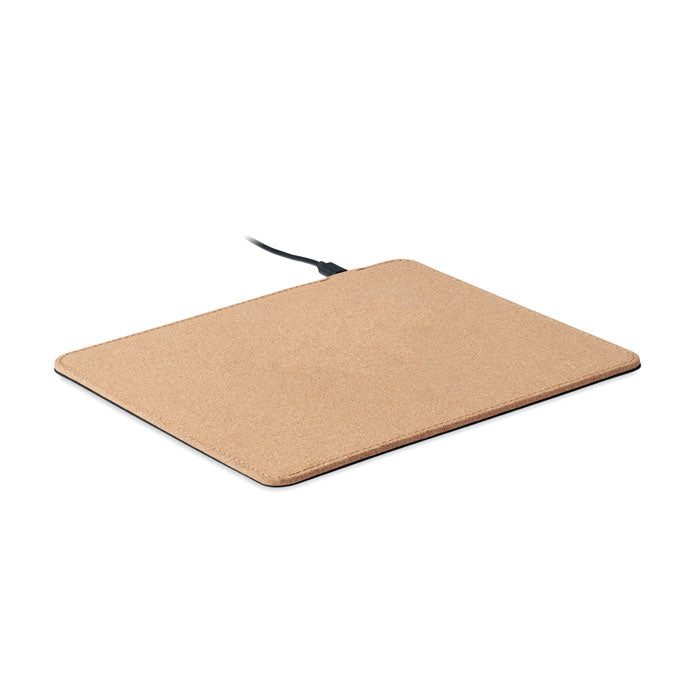 WIRELESS MATTY Mousepad mit Ladestation 15W – Beige