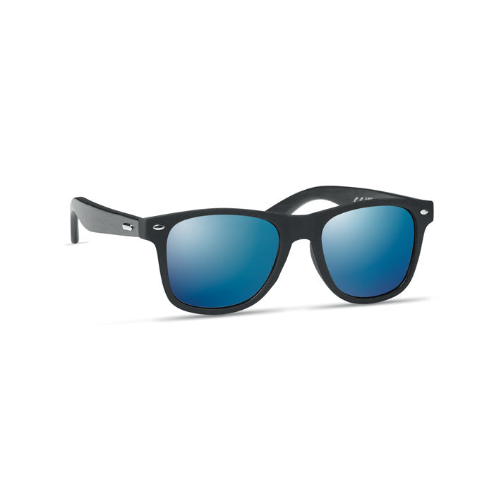 RHODOS Sonnenbrille mit Bambus – Blau