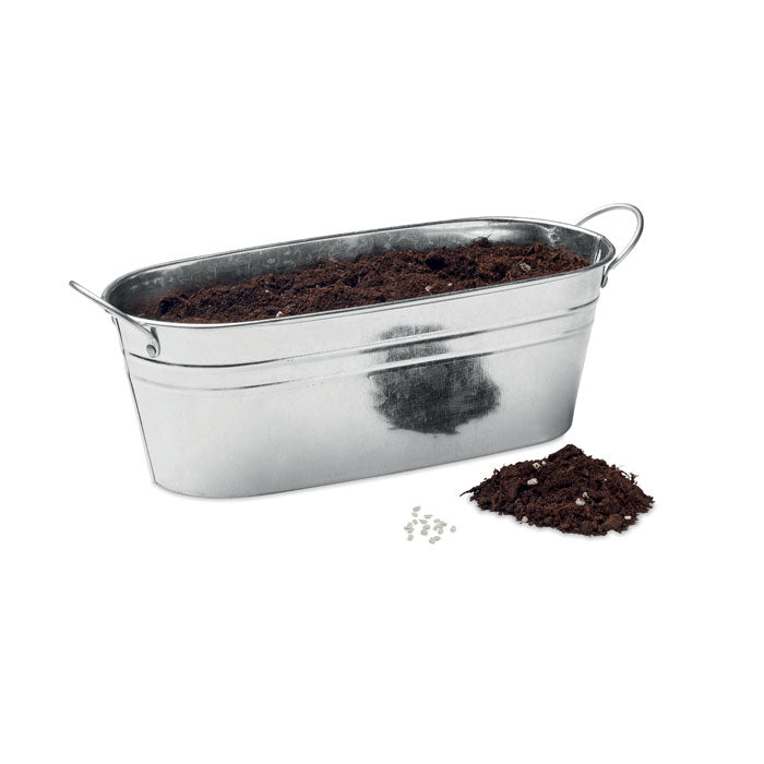 MIX SEEDS Zink-Pflanzkübel