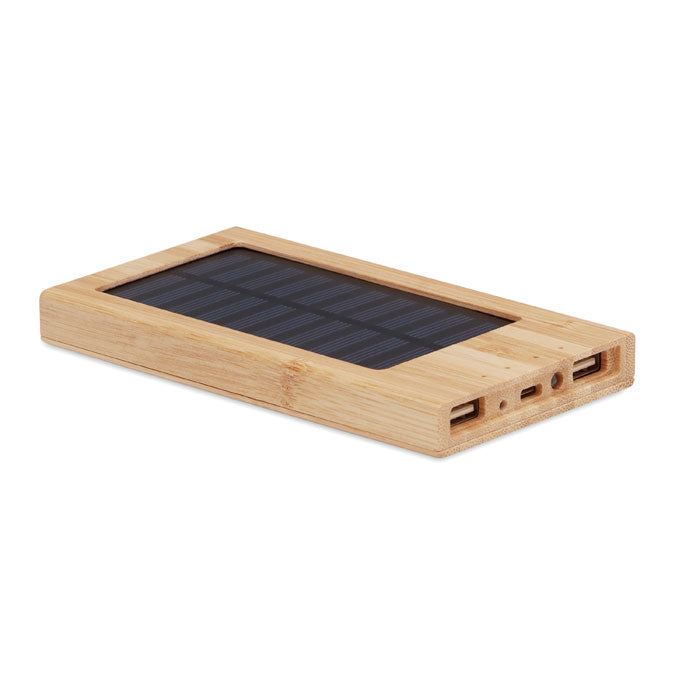 ARENA SOLAR Solar-Powerbank 4000 mAh – Holz