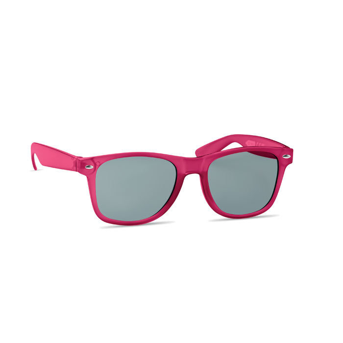 MACUSA Sonnenbrille RPET – Transparent Fuchsie