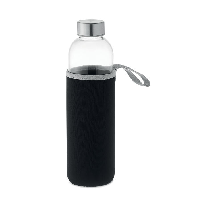 UTAH LARGE Trinkflasche Glas 750 ml – Schwarz