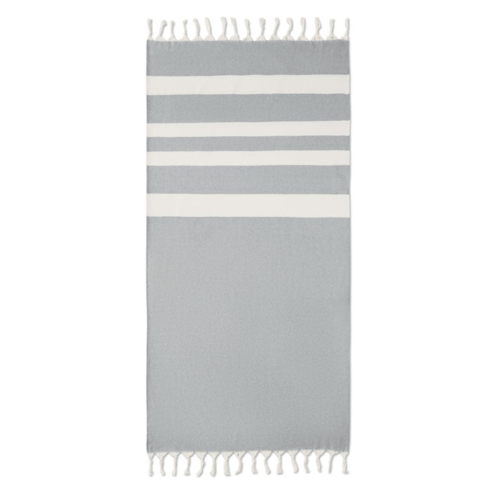 AGOURA Hamman handdoek 140 gr/m² – Steingrau