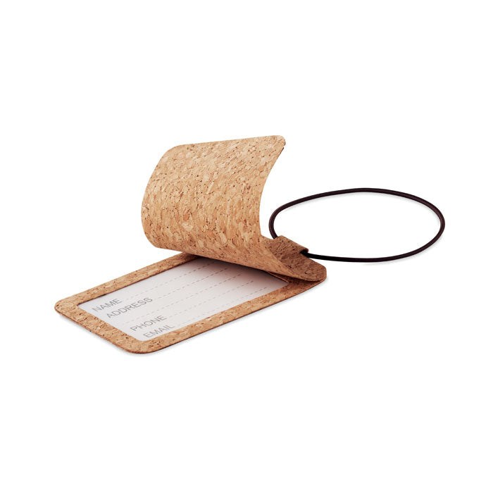 OVALIS Gepäckanhänger Kork – Beige