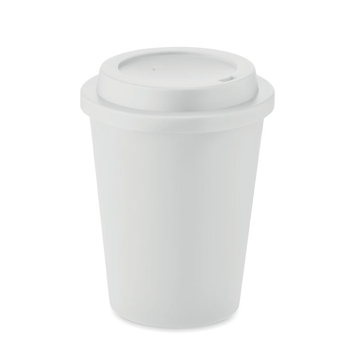 NOLA Doppelwandiger Becher PP 300ml – Weiß