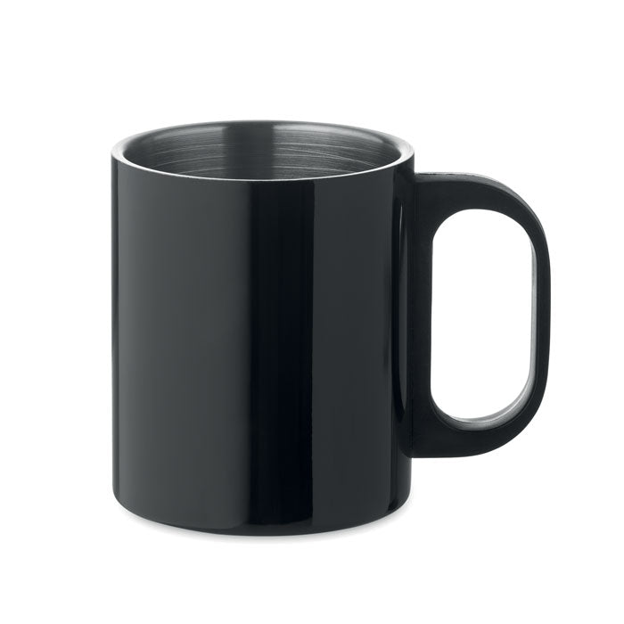 TANISS Doppelwandiger Becher 300 ml – Schwarz