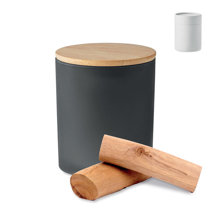 KEOPS MEDIUM Kerze im Glas 200 g – Schwarz
