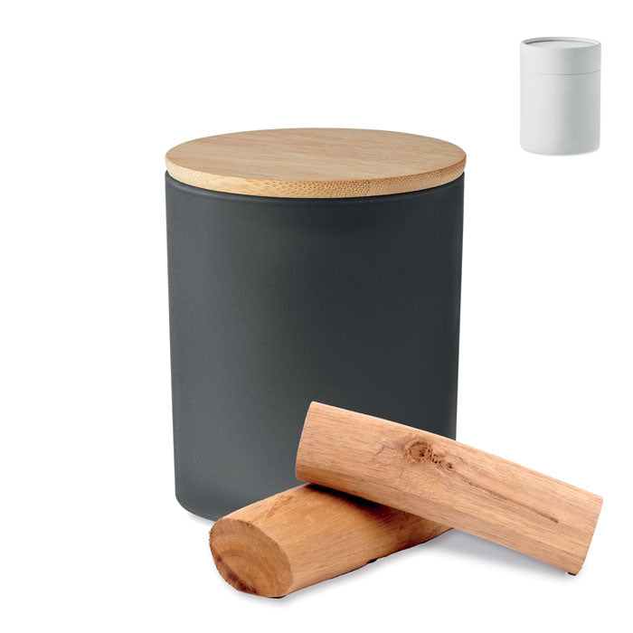 KEOPS LARGE Kerze im Glas 280 g – Schwarz