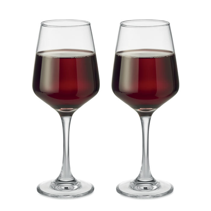 CHEERS Set mit 2 Weingläsern