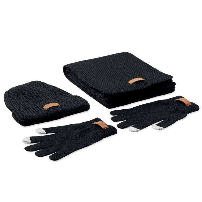 DENALI Winter-Accessoires RPET – Schwarz