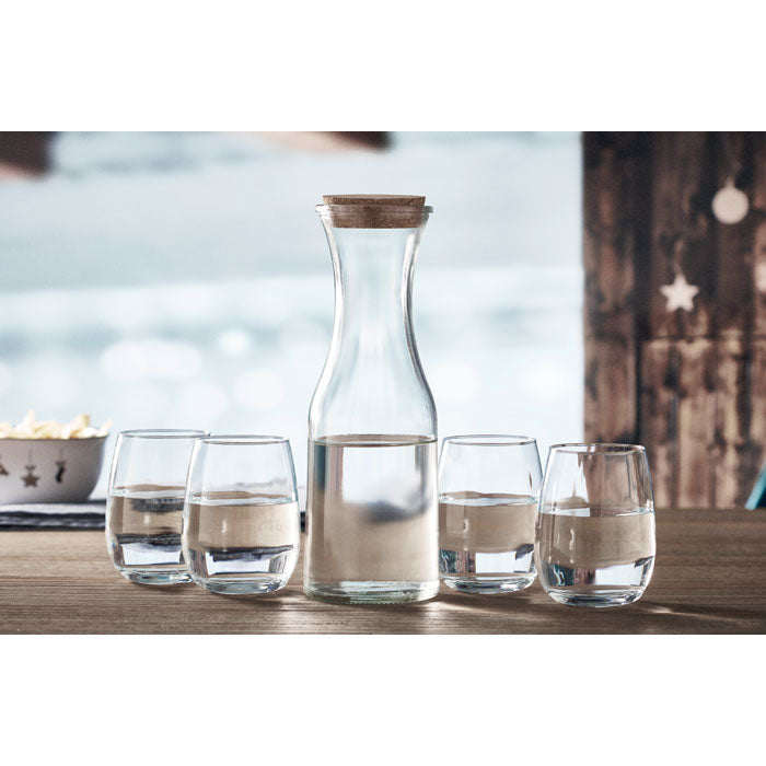 PICCA Karaffe aus recyceltem Glas 1L