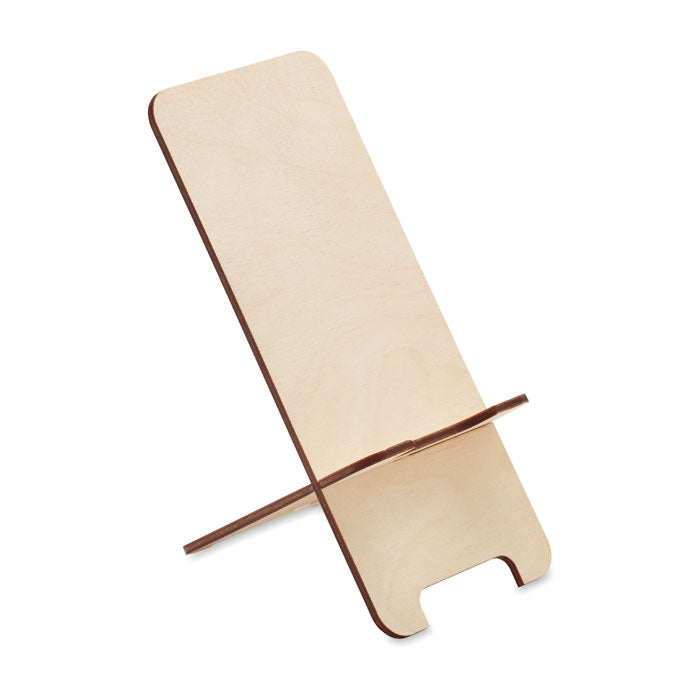 GROUW STAND Smartphone Halter Kiefernholz