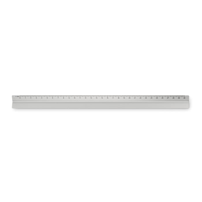 TRIA Dreikantlineal Aluminium 30cm – Mattsilber