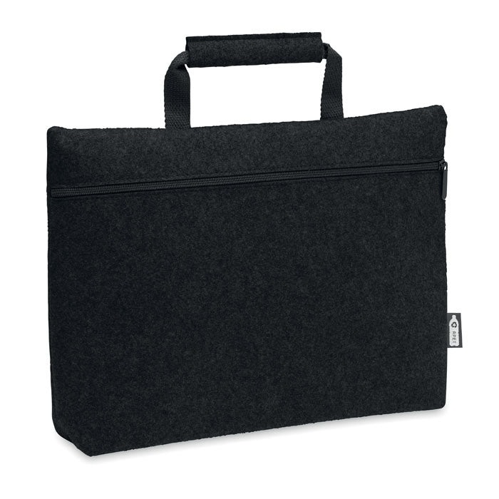 TAPLA Laptop Tasche RPET-Filz – Schwarz