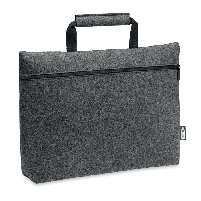 TAPLA Laptop Tasche RPET-Filz – Steingrau