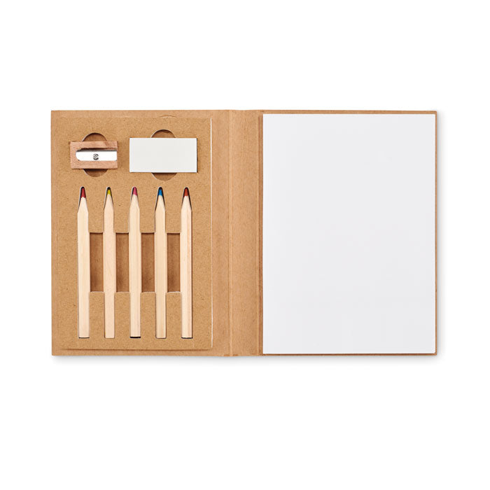 KISAN Malset mit 5 Buntstiften – Beige