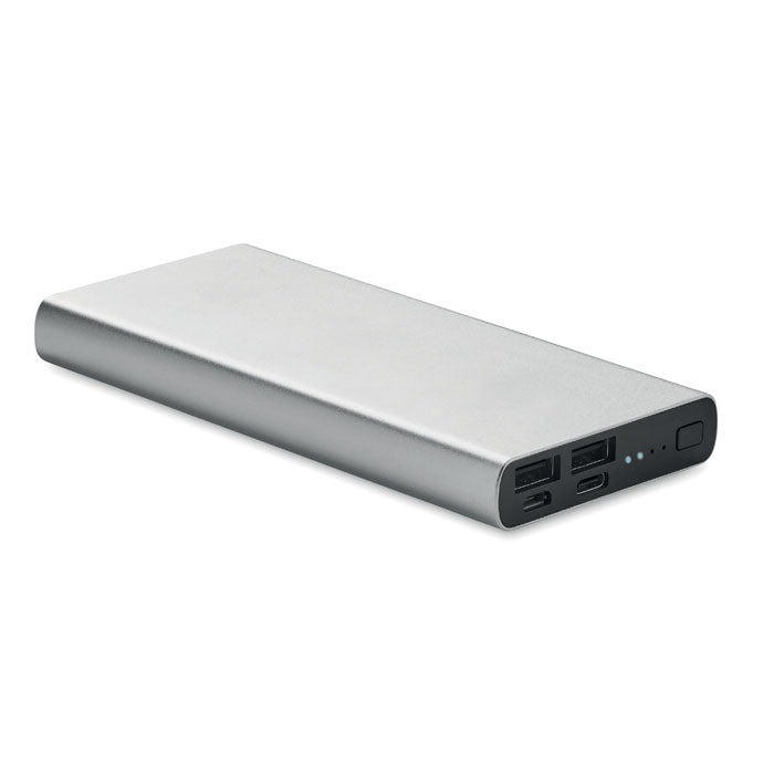 POWERFLAT 10C Powerbank 10000 mAh – Mattsilber