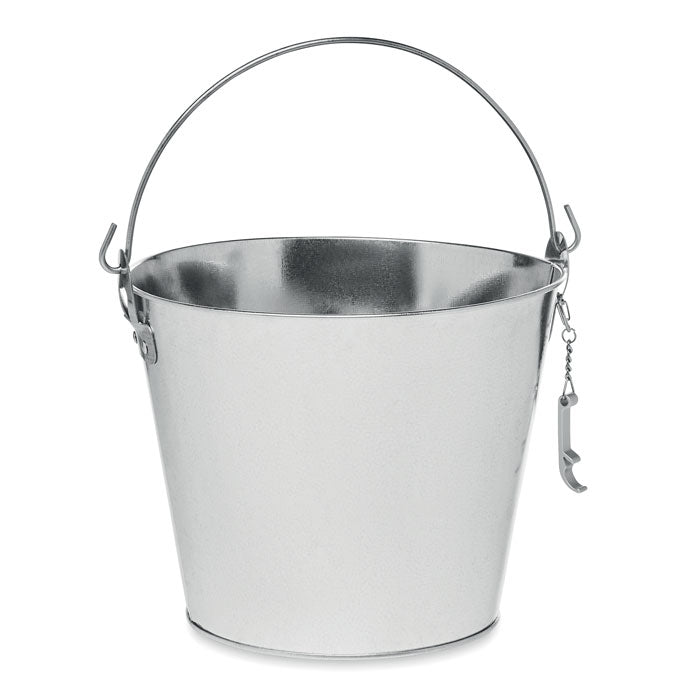 BUCKY Metalleimer 4L – Mattsilber