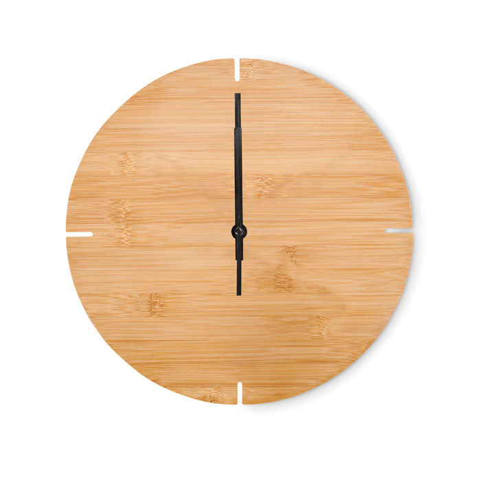 ESFERE Wanduhr Bambus