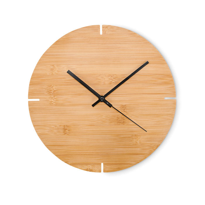 ESFERE Wanduhr Bambus – Holz