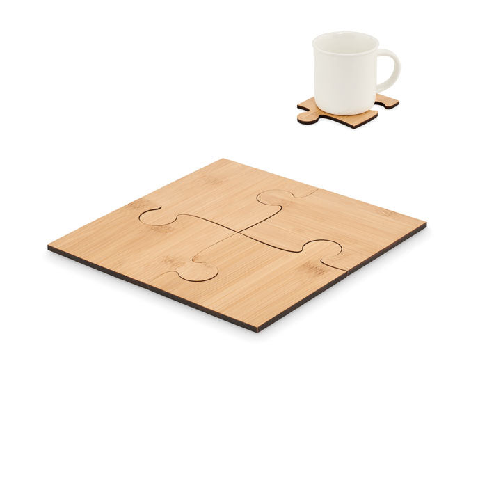LEPY Untersetzer-Set Bambus – Holz