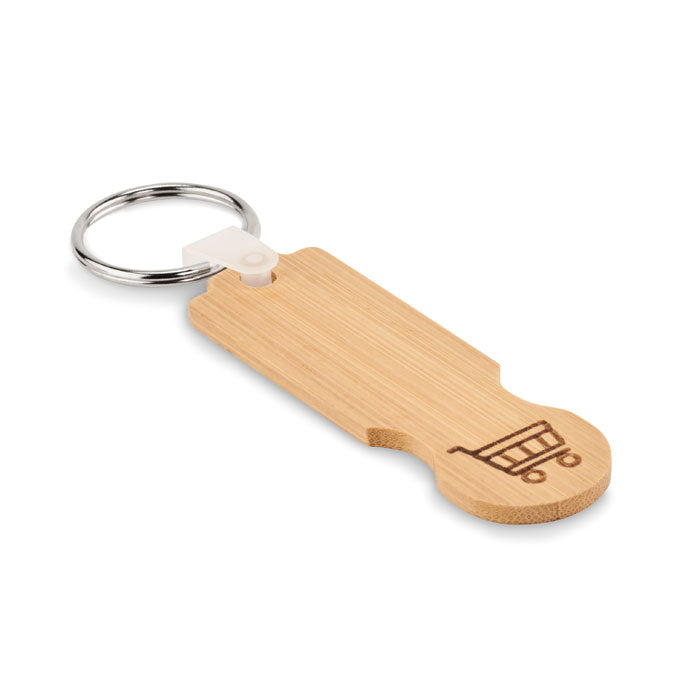 COMPRAS Schlüsselanhänger Bambus – Holz