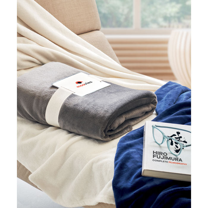 LOGAN RPET-Flanell Fleece-Decke
