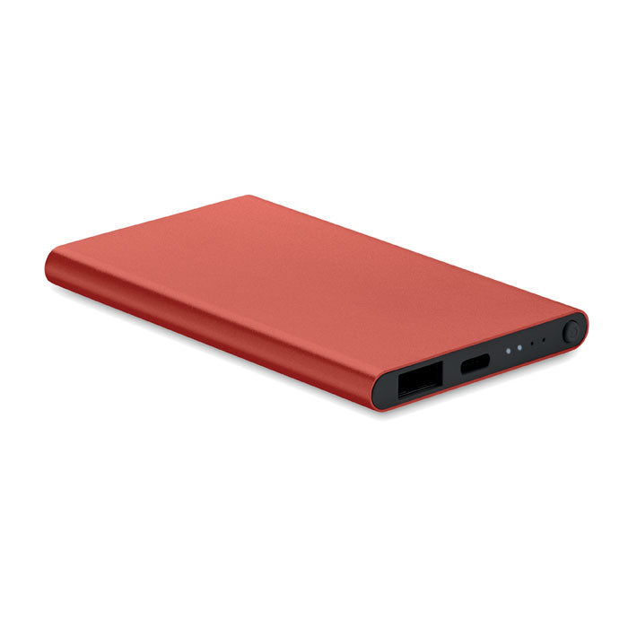 POWERFLAT C 4000mAh Powerbank Typ C – Bordeaux