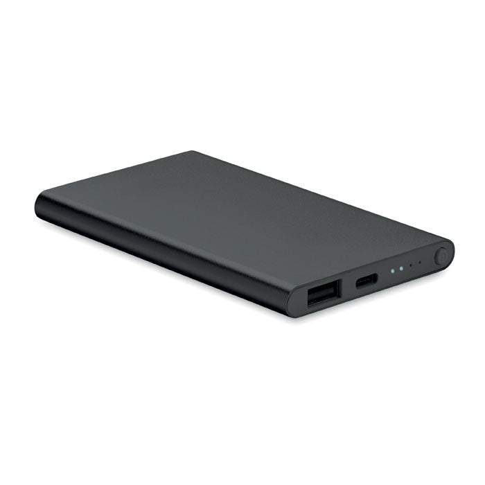 POWERFLAT C 4000mAh Powerbank Typ C – Schwarz