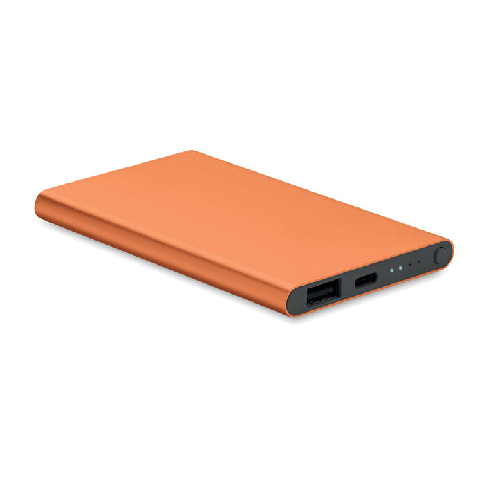 POWERFLAT C 4000mAh Powerbank Typ C – Orange