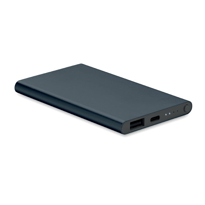 POWERFLAT C 4000mAh Powerbank Typ C – Marineblau