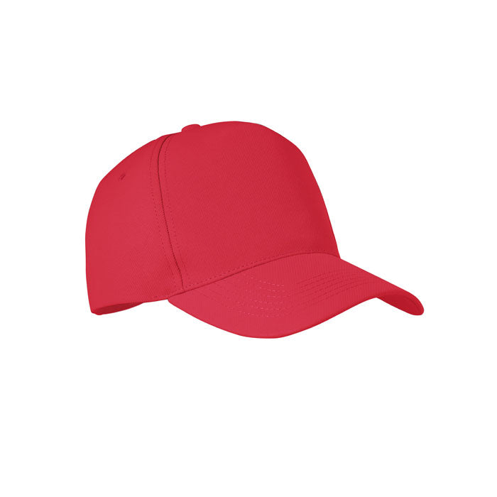 SENGA Rpet cap 5 panels 210g/m² – Rot