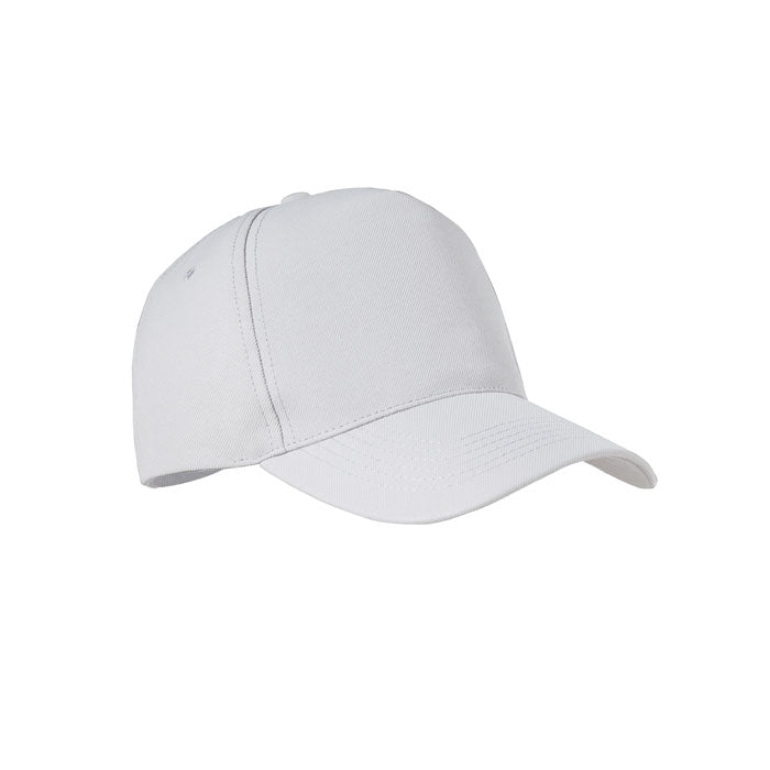 SENGA Rpet cap 5 panels 210g/m² – Weiß