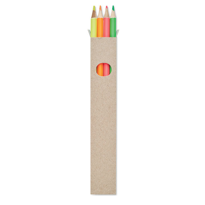 BOWY 4 Textmarker-Buntstifte – Multicolour