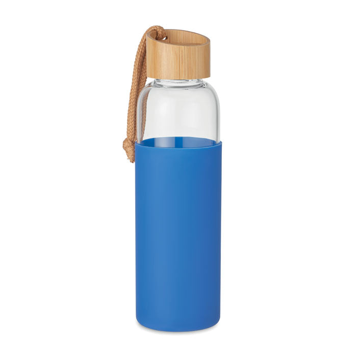 CHAI Trinkflasche Glas 500 ml – Königsblau
