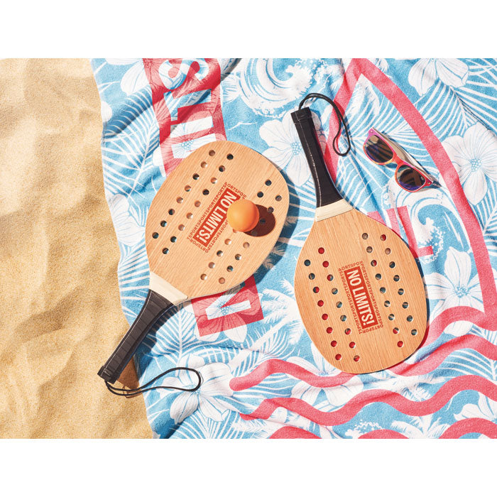 PALAS Beachball Spiel Rosenholz