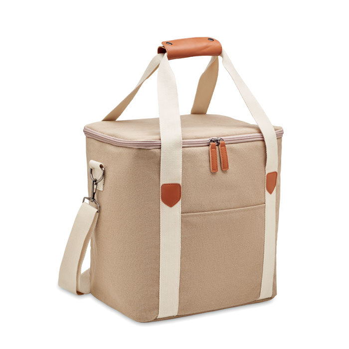 KECIL LARGE Große Kühltasche Canvas – Beige