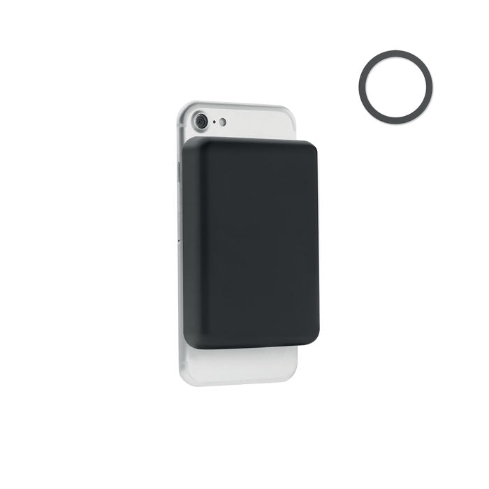 DOUBLETIC Powerbank mit Ladestation 15W – Schwarz