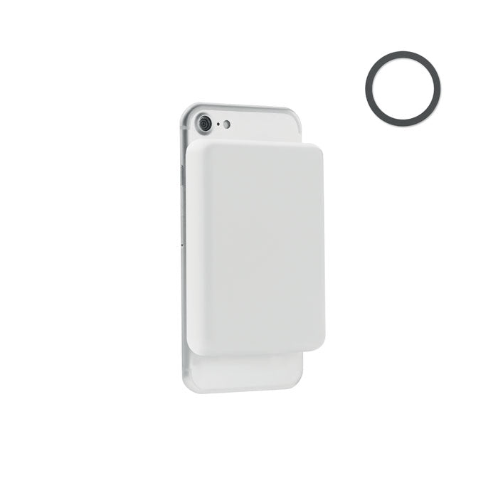 DOUBLETIC Powerbank mit Ladestation 15W – Weiß