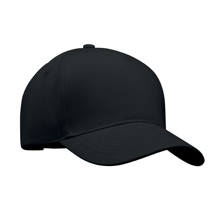 LONG BEACH SINGA BASEBALL CAP 5 PANELS 260G/M² – Schwarz