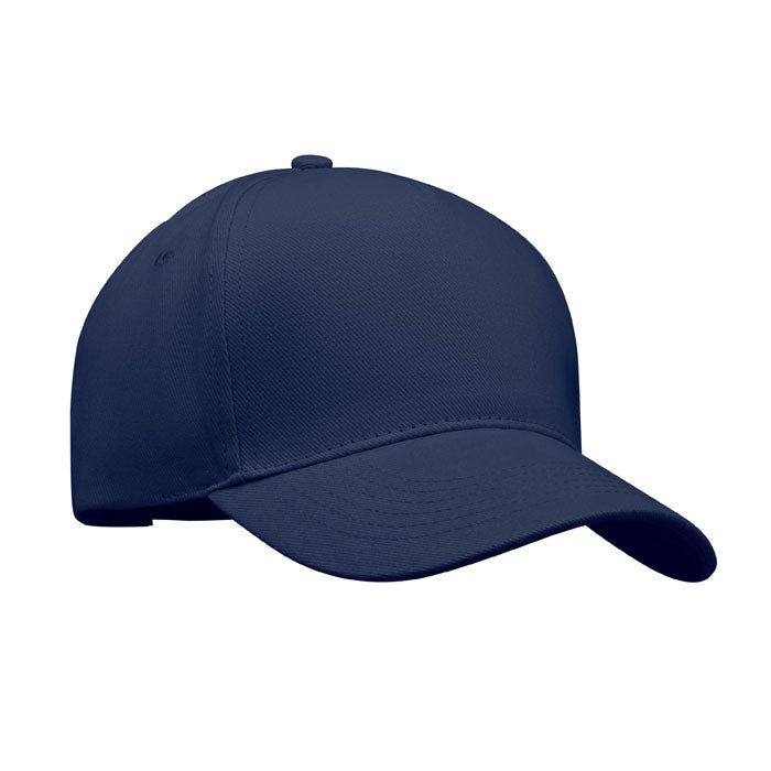 LONG BEACH SINGA BASEBALL CAP 5 PANELS 260G/M² – Marineblau