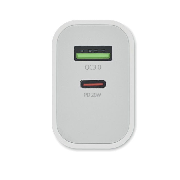 18W 2-Port USB-Ladegerät EU-Ste