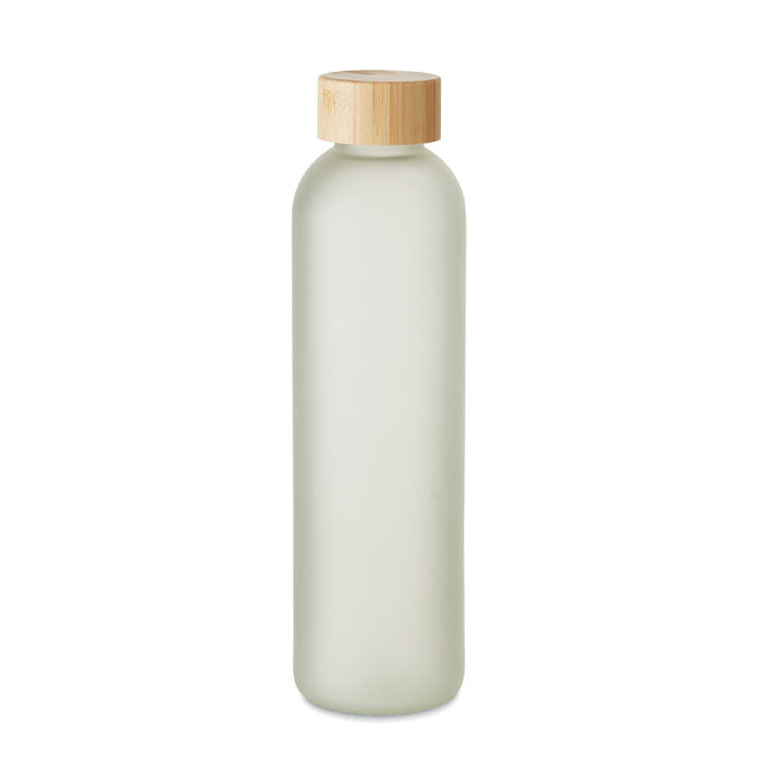LOM Glasflasche Subli 650ml – Transparent Weiß