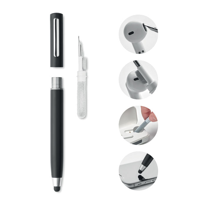 CLEANPEN Kuli mit Reinigungs-Set – Schwarz