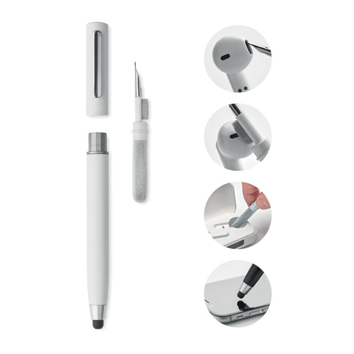 CLEANPEN Kuli mit Reinigungs-Set – Weiß