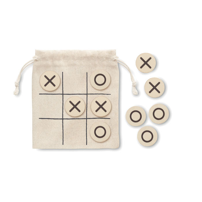 TOPOS Tic-Tac-Toe Spiel – Beige