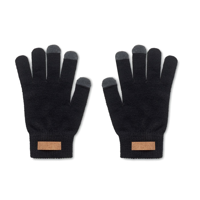 DACTILE Touchscreen Handschuhe RPET – Schwarz