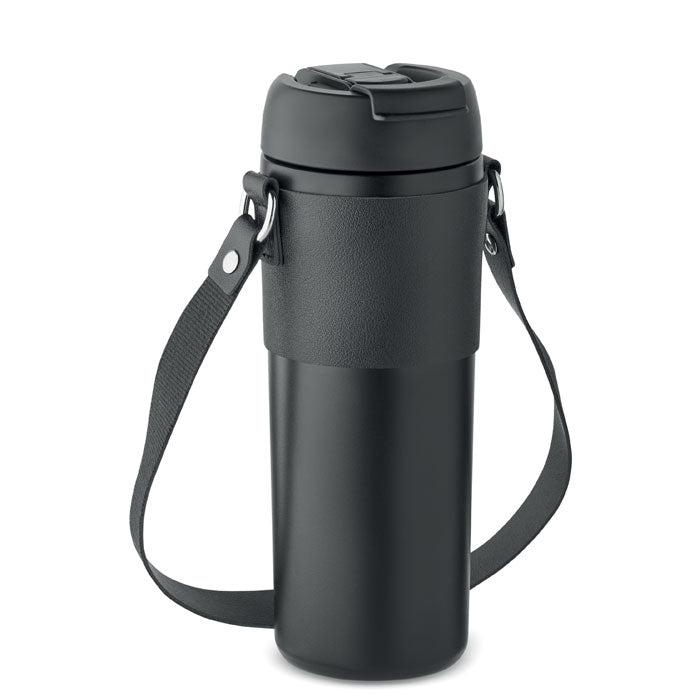 AIRA Doppelwandiger Becher 700 ml – Schwarz