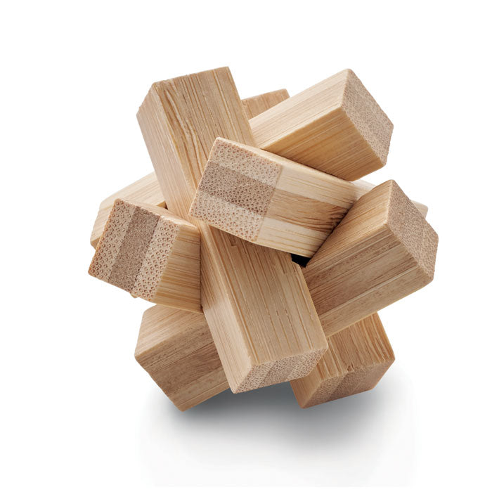 CUBENATS Holzpuzzle/Gehirnjogging Bambus – Holz