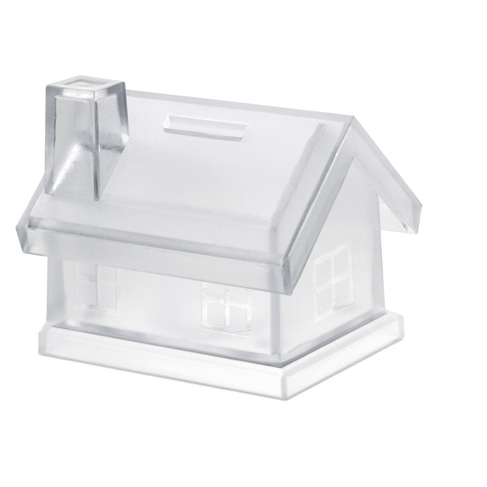 MYBANK Spardose Haus – Transparent